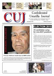 Confederated Umatilla Journal 11 05 2015 By Confederated Umatilla Journal Issuu