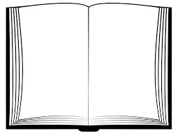 For instance, we see a line drawing of a cat as two circles on top of each other with two small triangles on the top and a squiggle at the bottom. Open Book Clipart Black And White 5 Clipart World