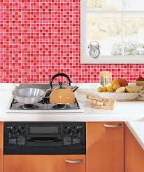 red tile look contact paper peel stick