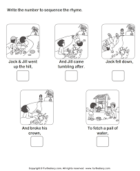 Download And Print Turtle Diary S Story Sequencing Jack And Jill Worksheet Our Story Sequencing Worksheets Sequencing Worksheets Story Sequencing