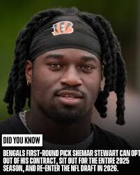 The holdout is over, Shemar Stewart will play for the Cincinnati Bengals  🔥👀