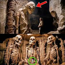 Discovery of giant human-like skeletons in Qumran caves