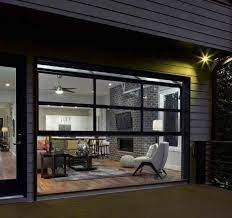 Source Customized Glass Panel Aluminum Frame Insulated Clear Glass Garage Door On M Alibaba Com Glass Garage Door Clear Garage Doors Garage Door Design