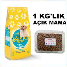 Econature Kuzulu Yavru Kopek Mamasi 1kg Acik Kopek Mamasi