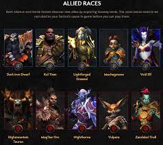 Unlocking allied races can be a pain. Allied Race Wowpedia Your Wiki Guide To The World Of Warcraft