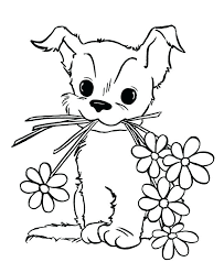 Five dogs in a funny dog coloring page. Printable Puppy Coloring Pages Ideas Puppy Coloring Pages Dog Coloring Page Animal Coloring Pages