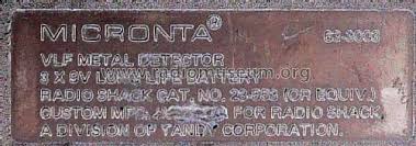 Even when other people are present, it can be kept in a pocket and switched to the vibration mode. Very Low Frequency Discriminator Detector Misc Radio Shack T