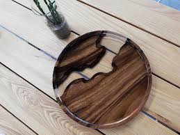 Free shipping on orders over $25 shipped by amazon. Mk Tray1 Modern Look Diy Dark Walnut Wood Clear Epoxy Resin River Serving Tray Coffee Tray Free Shipping Wood Furniture Diy Wood Furniture Plans Diy Resin Tray