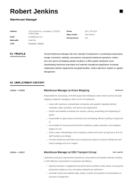 Logistics global manager cv example. Warehouse Manager Resume Writing Guide 18 Templates