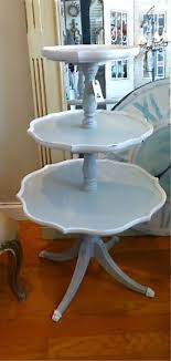 3 Tier Pie Crust Table Painted Table Eclectic Dining Room Unique Furniture