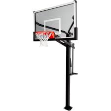 Lifetime 54 Mammoth Tempered Glass In Ground Infinite Adjustable Basketball System 90179 Walmart Com