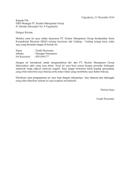 Contoh surat pengunduran diri berikut bisa menjadi panduan kalian dalam membuat dokumen resign. 16 Contoh Surat Pengunduran Diri Dari Organisasi Lengkap Contoh Surat