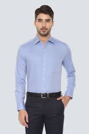 Louis Philippe Shirts Louis Philippe Blue Shirt For Men At Louisphilippe Com