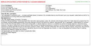 You can be rest assurred that through our service we will write the best admission essay for you. Immersion Application Letters