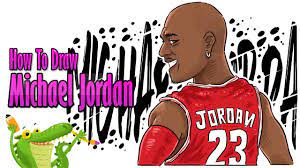 Michael jordan draw my life ! How To Draw Michael Jordan Step By Step Youtube