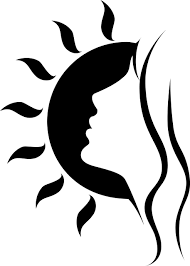 Face Of A Woman Amp Sun Removable Wall Decal Signs 4 Half Silhouette Art Silhouette Stencil Stencil Art