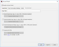 Customize The Access Portal Design