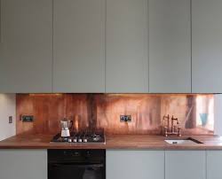 Trend Spotting Copper In The Kitchen Copper Kitchen Backsplash Outdoor Kitchen Countertops Kitchen Design