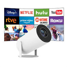 Mini Projetor Portátil Wifi Smart Cinema 4k