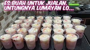 9 resep es cincau, segar, praktis dan cocok untuk buka puasa. Resep Es Buah Untuk Jualan Di Bulan Puasa Youtube