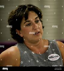 FILE ** Kansas State Board of Education member Connie Morris talks about  her positions at a booth at the Ellis County Fair in Hays, Kan. July 17,  2006. Morris was defeated