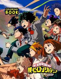 Free printable my hero academia coloring pages. My Hero Academia Coloring Book Anime Hero No Boku Adademia 1 Amp 2 Season Coloring Pages Buy Online In Guernsey At Guernsey Desertcart Com Productid 58091933