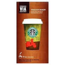 Once you've had your daily cup (or three or four) of coffee, consider repurposing the grounds. Starbucks Via Italian Roast Ground Instant Coffee 7 X 2 3g Buy Online In Angola At Angola Desertcart Com Productid 47868030