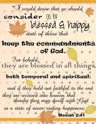 Consider On The Blessed Happy State Of Those That Keep The Commandments Of God Quotes To Live By The Church Of Jesus Christ Blessed