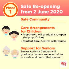 However, if we put in more enablers, more activities can gradually resume under phase three. Gov Sg Ending Circuit Breaker Phased Approach To Resuming Activities Safely