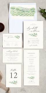 Gorgeous Winery Themed Wedding Invitation Suite Winery Wedding Invitations Vineyard Wedding Invitations Italian Wedding Invitations