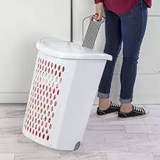 Enjoy free shipping on most stuff, even big so al already small basket becomes even smaller because you are unable to utilize it's full capacity. Amazon Com Sterilite Laundry Hamper 2 Bushel White Pack Of 3 Home Kitchen