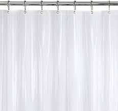 Amazon Com Epica Strongest Mildew Resistant Shower Curtain Liner On The Market 100 Anti Bacterial 10 Gauge Heavy Dut Curtains Shower Curtain Mildew Resistant