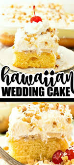 Hawaiian Wedding Cake Is A Refreshing Cake Recipe Made With Pineapple And Coconut Flavors It S Li Hawaiian Wedding Cake Cake Flavors Recipes Best Cake Recipes