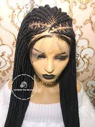 Cornrow Meka 32 34 Inches Upper Hip Length Hd Transparent Full Lace In 2021 Braided Hairstyles For Wedding Cornrows With Box Braids Braided Cornrow Hairstyles