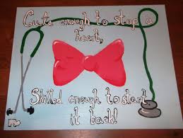 Canvas I Made As A Christmas Present For My Nursing Friend Christmas Presents For Friends Painting Crafts Canvas Crafts