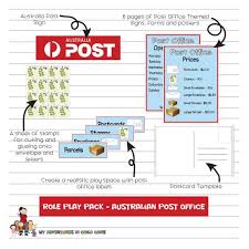 Preschool Australian Post Office Dramatic Role Play Set Dramatic Play Area Post Office Dramatic Play