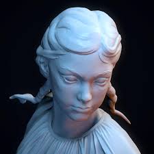 A little sculpted sketch of the new character I'm working