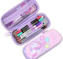 WECUTE Astuccio Unicorno, Pencil Case, Cartoleria Kawaii Set per Bambini  Ragazze,Chiusura Zipper, Capiente (Viola) : Amazon.it: Cancelleria e  prodotti ...