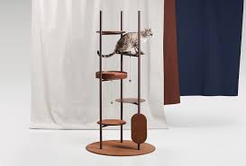 With different sizes of scratching trees in a range of materials, there's something to suit you and your home. Elegant Modern Cat Tower From Korean Design Firm Jiyoun Kim Studio
