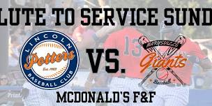 Salute to Service Sunday vs. Marysville Giants