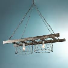 Rustic Ladder Island Chandelier Shades Of Light Rustic Chandelier Rustic Ladder Chandelier Decor