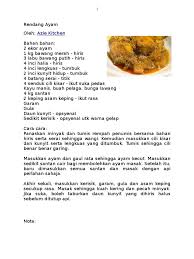 Meskipun, tampak sederhana akan tetapi bila membuatnya dengan hati yang tulus, tentu aroma dan rasanya, hmm…nikmat dan lezat. Pulut Kuning Dan Rendang Ayam