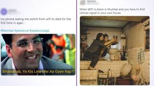 The best memes from instagram, facebook, vine, and twitter about internet outage. No Electricity No Wifi And No Network Mumbaikars Monday Blues Are Getting Tougher These Funny Memes And Jokes Represent How