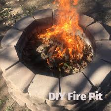 Having a nice evening around the fire with your friends or loved ones will it's not an intricate project, but if you're determined you too could have a simple 4 foot diameter diy outdoor fire pit of 12 to 16 inches tall, over the weekend. Everything Arlington Tx Boredom Buster A Diy Backyard Fire Pit You Can Make In An Afternoon
