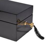 Black Piano Lacquer Custom Luxury wooden Perfume Bottle Box ...