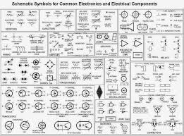 Schematic Symbols For Common Electronics And Electrical Components Electrical Engineering Wor Electrical Symbols Electrical Schematic Symbols Circuit Diagram