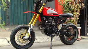 Tzm 220mm rear disc 7. Yamaha Scorpio Vintage Supermoto Jinjit Banget Youtube