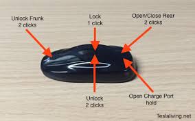 When the fob is detected, allow pressing the small black button to unlock the charging connector. Tesla Firmware Updates
