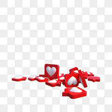 3d Like Heart On Floor With Red White Like Heart 1k Png Transparent Clipart Image And Psd File For Free Download Clip Art Graphic Wallpaper Red And White