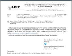 Alat penunjang medis dan non medis0. E Katalog 5 0